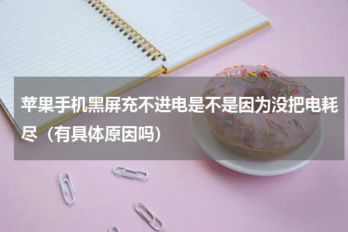 苹果手机黑屏充不进电是不是因为没把电耗尽（有具体原因吗）