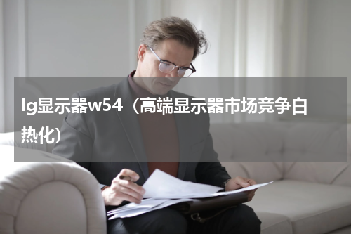lg显示器w54（高端显示器市场竞争白热化）