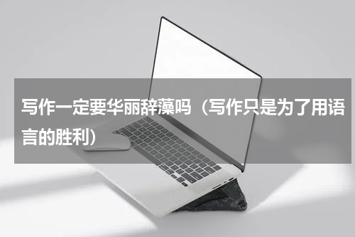 写作一定要华丽辞藻吗（写作只是为了用语言的胜利）