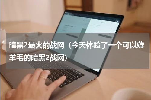 暗黑2最火的战网（今天体验了一个可以薅羊毛的暗黑2战网）