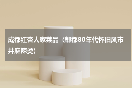 成都红杏人家菜品（郫都80年代怀旧风市井麻辣烫）