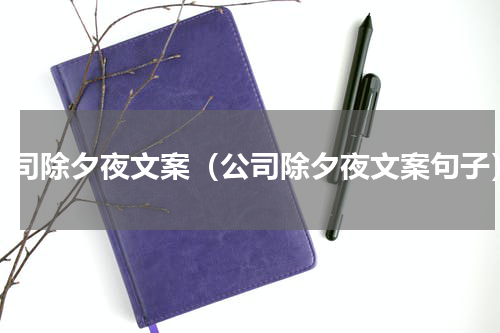 公司除夕夜文案（公司除夕夜文案句子）