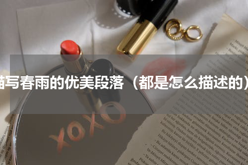 描写春雨的优美段落（都是怎么描述的）