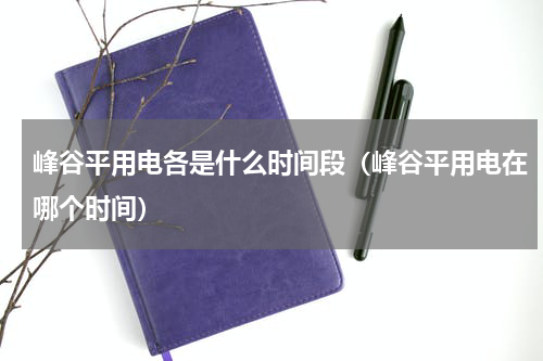 峰谷平用电各是什么时间段（峰谷平用电在哪个时间）