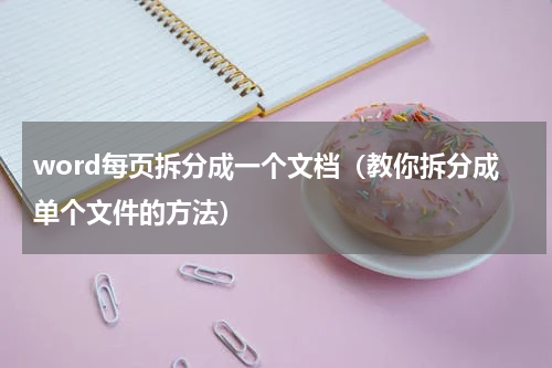 word每页拆分成一个文档（教你拆分成单个文件的方法）