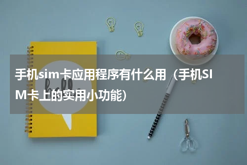手机sim卡应用程序有什么用（手机SIM卡上的实用小功能）