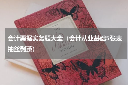 会计票据实务题大全（会计从业基础5张表抽丝剥茧）