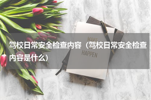 驾校日常安全检查内容（驾校日常安全检查内容是什么）