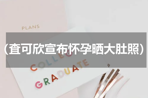 （査可欣宣布怀孕晒大肚照）