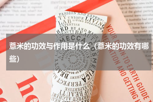 薏米的功效与作用是什么（薏米的功效有哪些）