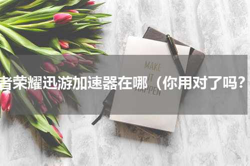 王者荣耀迅游加速器在哪（你用对了吗？）