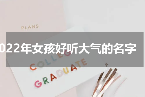 2022年女孩好听大气的名字