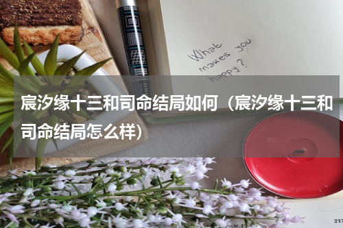 宸汐缘十三和司命结局如何（宸汐缘十三和司命结局怎么样）