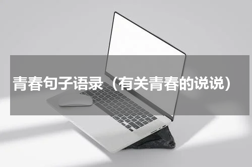 青春句子语录（有关青春的说说）