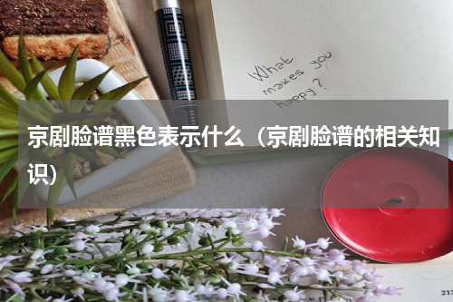 京剧脸谱黑色表示什么（京剧脸谱的相关知识）