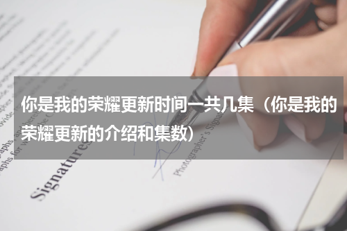 你是我的荣耀更新时间一共几集（你是我的荣耀更新的介绍和集数）