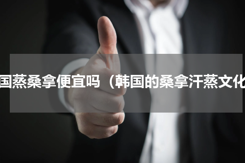韩国蒸桑拿便宜吗（韩国的桑拿汗蒸文化）