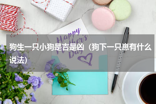 狗生一只小狗是吉是凶（狗下一只崽有什么说法）