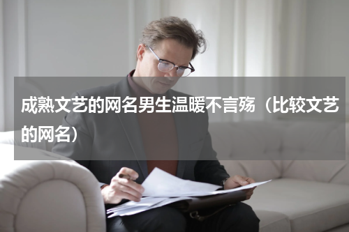 成熟文艺的网名男生温暖不言殇（比较文艺的网名）
