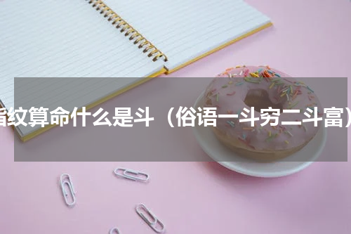 指纹算命什么是斗（俗语一斗穷二斗富）