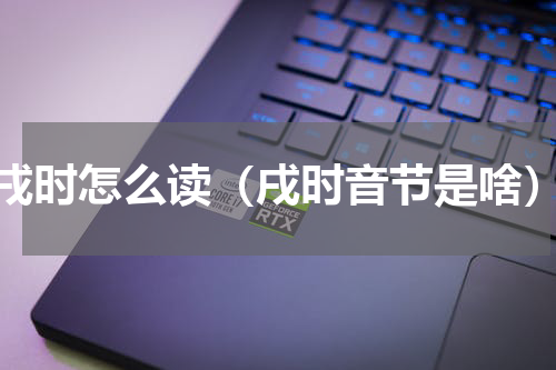 戌时怎么读（戌时音节是啥）