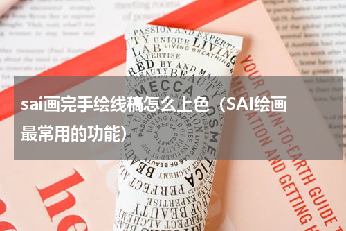 sai画完手绘线稿怎么上色（SAI绘画最常用的功能）