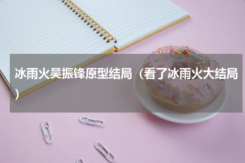冰雨火吴振锋原型结局（看了冰雨火大结局）