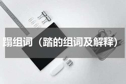 蹋组词（踏的组词及解释）