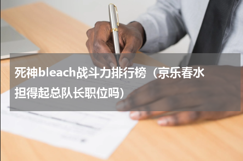 死神bleach战斗力排行榜（京乐春水担得起总队长职位吗）