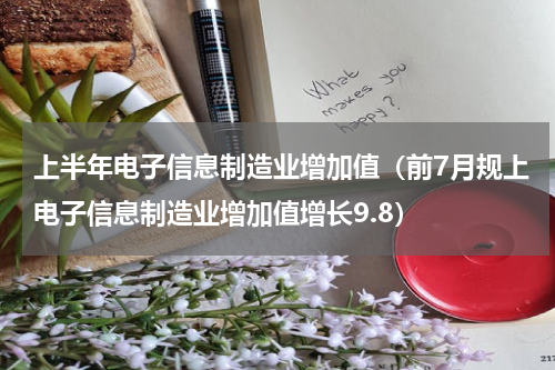 上半年电子信息制造业增加值（前7月规上电子信息制造业增加值增长9.8）
