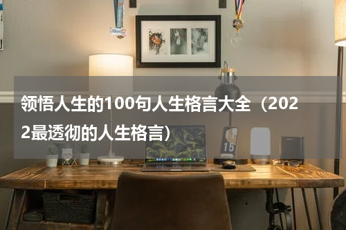 领悟人生的100句人生格言大全（2022最透彻的人生格言）
