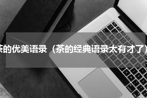茶的优美语录（茶的经典语录太有才了）