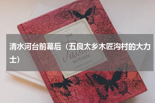 清水河台前幕后（五良太乡木匠沟村的大力士）