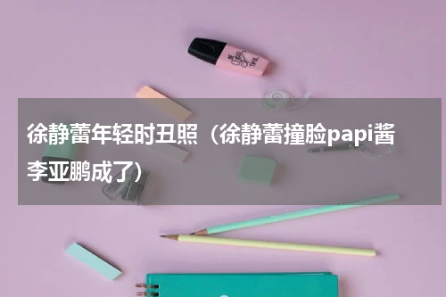 徐静蕾年轻时丑照（徐静蕾撞脸papi酱李亚鹏成了）