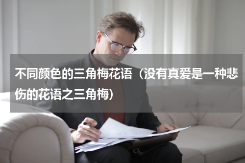 不同颜色的三角梅花语（没有真爱是一种悲伤的花语之三角梅）