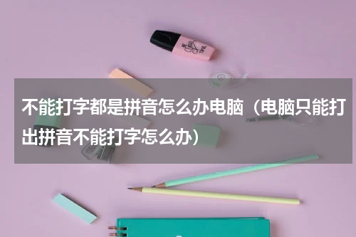 不能打字都是拼音怎么办电脑（电脑只能打出拼音不能打字怎么办）