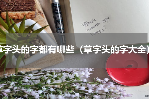 草字头的字都有哪些（草字头的字大全）