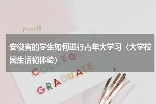 安徽省的学生如何进行青年大学习（大学校园生活初体验）