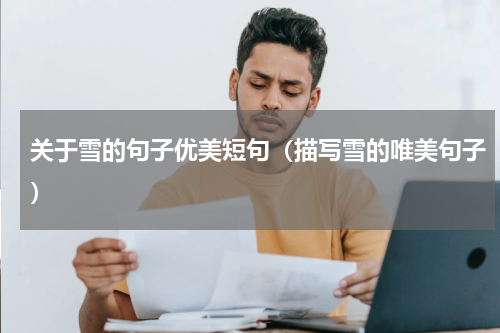 关于雪的句子优美短句（描写雪的唯美句子）