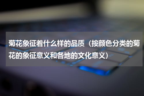 菊花象征着什么样的品质（按颜色分类的菊花的象征意义和各地的文化意义）