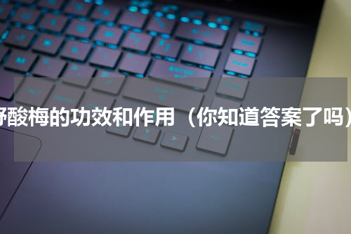 野酸梅的功效和作用（你知道答案了吗）