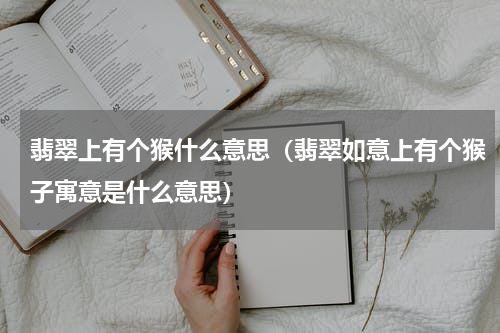 翡翠上有个猴什么意思（翡翠如意上有个猴子寓意是什么意思）