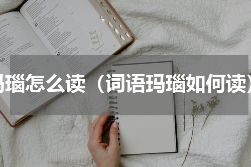 玛瑙怎么读（词语玛瑙如何读）