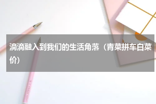 滴滴融入到我们的生活角落（青菜拼车白菜价）