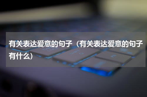 有关表达爱意的句子（有关表达爱意的句子有什么）