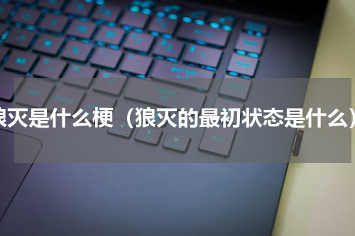 狼灭是什么梗（狼灭的最初状态是什么）