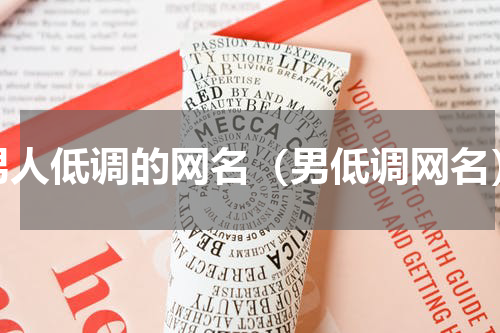 男人低调的网名（男低调网名）