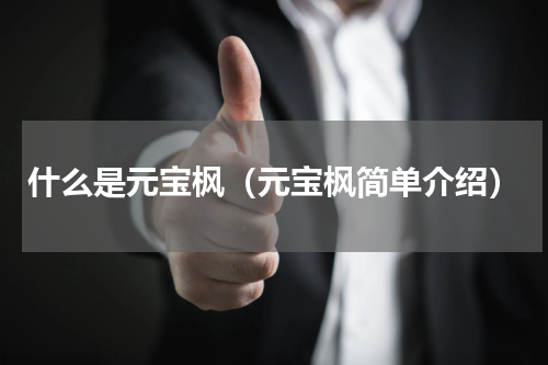 什么是元宝枫（元宝枫简单介绍）