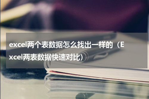 excel两个表数据怎么找出一样的（Excel两表数据快速对比）