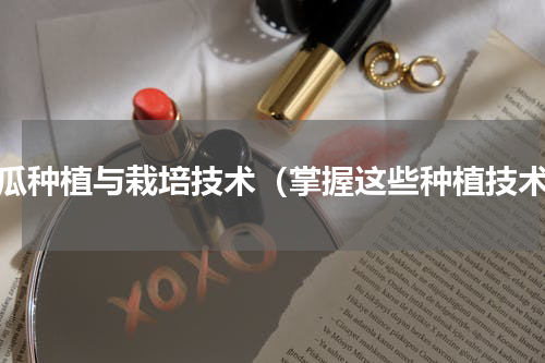 黄瓜种植与栽培技术（掌握这些种植技术）